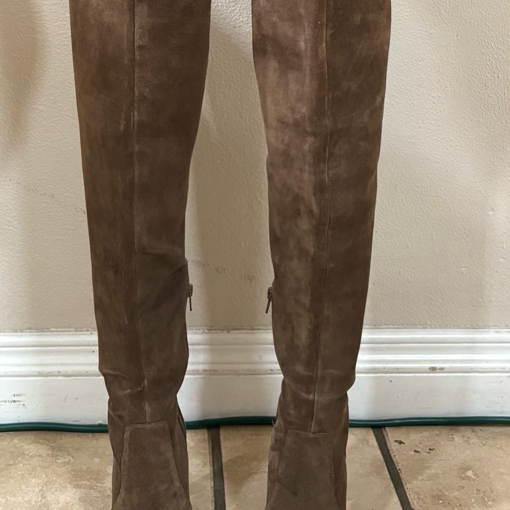 Vince Camuto Tan Over-the-Knee Boots